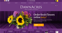 Desktop Screenshot of dawnacresflorist.co.nz